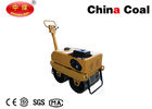 China Gasoline 7.5HP Road Roller DR 600D Walk Behind Vibratory Roller distributor