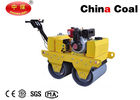 China Petrol Engine Double Drum Walk Behind Soil Vibratory Steel Roller Industrial Road Construction Machineries distributor