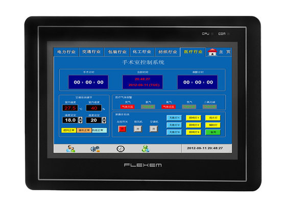 China TFT LCD 7&quot; Touch Screen Industrial HMI Touch Panel With Audio Input / Output supplier