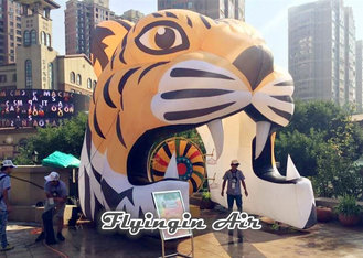 Cute Inflatable Tiger Arch/ Tunnel/ Archway for Game and Events