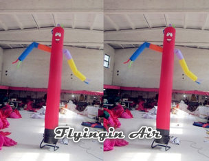 Red Advertising Inflatable Sky Daner with Air Blower for Events and Acitvities