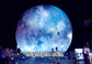 5m/6m Outdoor Decorative Inflatable Moon with Light for Party and Concert