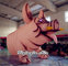 2m Height Inflatable Pig for Concert Decoration Props and Stage Supplies