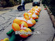 Inflatable Flower Chain for Wedding, Air Flower String for Party and Stage