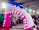 Full Printing Inflatable Entrance, Inflatable Shark Arch for Events