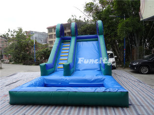 China Kids and Adults Large 0.55mm PVC Tarpaulin Inflatable Slide Games supplier