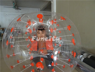 China TPU / PVC Material Inflatable Bumper Ball , Face Out Inflatable Bubble Soccer Ball supplier