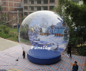 China PVC Dome Inflatable Snow Globe supplier