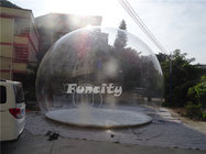 5.5m Diameter PVC Crystal Inflatable Lawn Tent For Exhibitions