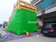 Commercial 0.55mm PVC tarpaulin Double Lane Inflatable Toys Dry Slide for Kids and Adult