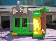 Outdoor Commercial Inflatable Combo Bouncers , Giant Mushroom house
