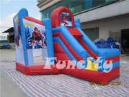 Spiderman Size 7.5*4.5*4M 0.55mm PVC Tarpaulin Inflatable Water Trampoline Combo Bouncer