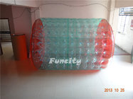 Red And Green Transparent Inflatable Water Walking Roller For Adult