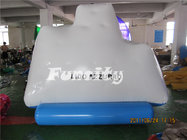 0.9MM PVC Tarpaulin White Color Inflatable Rock Slide for Summer Water Game and Water Sports