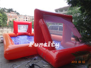 Durable Football Player Catch Inflatable Soccer Field 100% Air Sealed