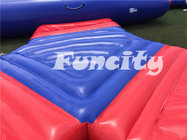 40mx34mx4m , 0.9mm PVC Tarpaulin Inflatable Water Park / Inflatable Water Floating Obstacle for Seashore Game