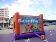 0.55mm PVC Tarpaulin Inflatable Jumping Castle , Kids / Adult Inflatable Bounce House