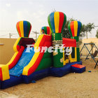 Lovely Birthday Party Inflatable Bouncing Castle 0.55MM PVC Tarpaulin 5.4 * 3.8 * 2.8m