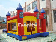 Customizable Size Pvc Inflatable Bouncer House With Slide For Kids Fun