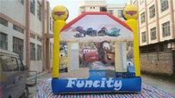 Crazy Racing Themed Inflatable Jumping Castle / Bouncy Castle With SGS Certificate