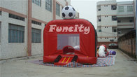 0.55mm Fire Retardant PVC Tarpaulin Inflatable Bouncy House In Football Theme