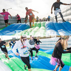 PVC Tarpaulin Inflatable Sport Games Inflatable Wave Running Track Fire Retardant