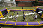 Giant Inflatable Soccer Field 0.55MM PVC Tarpaulin for Outdoor Entertainment