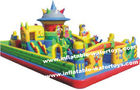 0.55mm PVC Tarpaulin Kids &Adults Inflatable Fun City Playground Bouncy House with Air Blower
