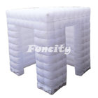 Cube Inflatable Air Tent Led Light / Commercial Event Tent For Taking Photos