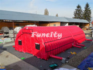 Outdoor Red Inflatable Tunnel Tent / Marquee Tent With EN14960 Certificate