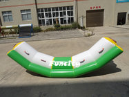 Kids / Adults Commercial Inflatable Water Park Custom Size Green With White