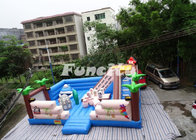Digital Printing Giant Inflatable Bouncy Castle Cute Design With 0.55 Mm Pvc