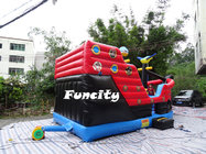 Kid Attractive Inflatable Combo Bouncers Pirate Ship Bouncer For Amusement Park