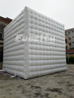 0.55mm PVC Tarpaulin 6mL*6mW Inflatable Cube Tent , Event Inflatable Bubble Tent