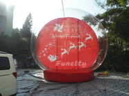 Outdoor Advertising PVC Tarpaulin EN15649 Inflatable Snow Globe For Christmas