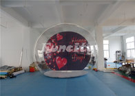 PVC Tarpaulin Inflatable Bubble Show Ball Tent For Valentine's day / Christmas