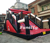 Durable PVC Tarpaulin Inflatable 5k Obstacle Course Run Race For Sport Games