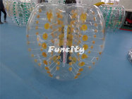 1.2m 1.5m 1.8m  PVC / TPU Custom Made Inflatable Body Zorbs for Kids and Adults