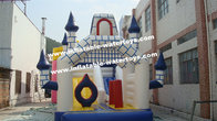 Water Trampoline Inflatable Combo Bouncers Playground Equipment 0.55mm