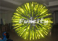 2014 Popular Inflatable Zorb Ball , Glow Zorb Ball , Fluorescent Roller Ball TPU / PVC Material