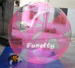 Pink Color Inflatable Water Walking Ball 0.8MM TPU for Water Pool or sea water games