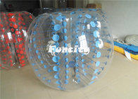 Custom Made Dot 0.8mm PVC Inflatable Bumper Ball With Printed Logo For Event Activities