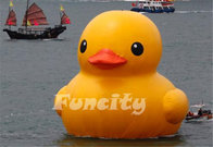 3m Height 0.9mm PVC tarpaulin Inflatable Water Toys Giant Inflatable Yellow Rubber Duck