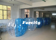 Custom Made Outdoor Sports Games , Inflatable 0.8mm TPU Body Zorbs