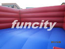 0.55mm PVC Tarpaulin Inflatable Zorb Ramp with continue air blower