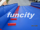 0.55mm PVC Tarpaulin Inflatable Zorb Ramp with continue air blower