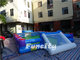 Popular Human Table Inflatable Soccer Field 0.55mm Pvc Tarpaulin supplier