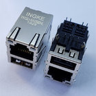 Ingke YKGU-6A09BNL Direct Substitute 0821-1X1T-43-F 1 Port 1000 Base-T Through Hole RJ45 with USB A Magnetic Modular Jac
