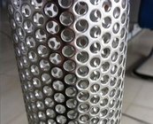 Stainless steel aluminum perforated pipes for high strength-to-weight applications