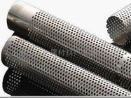 Stainless steel aluminum perforated pipes for high strength-to-weight applications